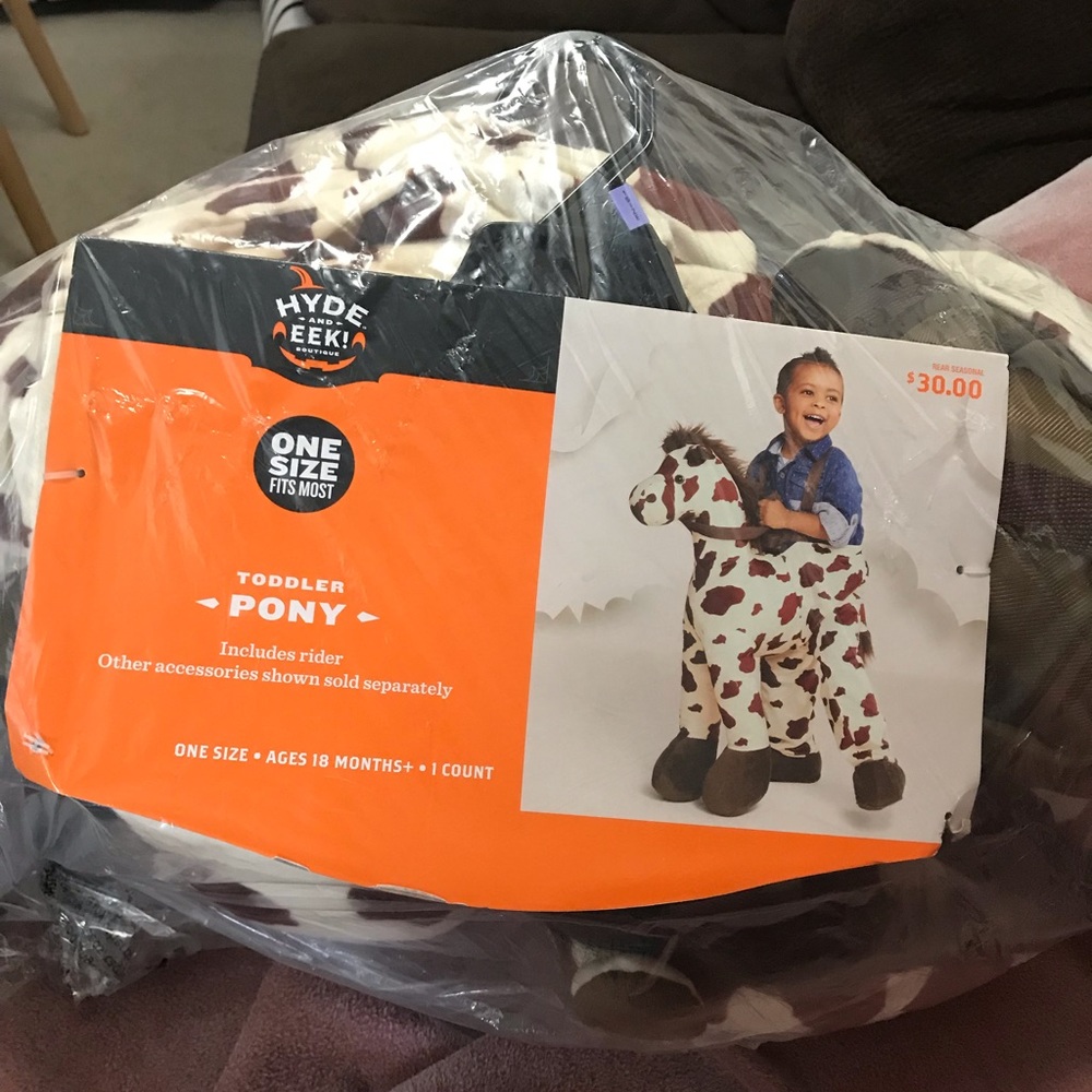 Toddler pony Halloween/play costume
